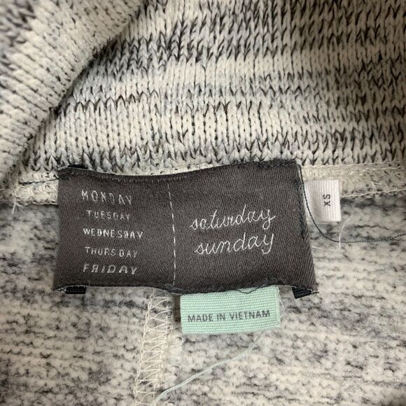 Anthropologie Saturday Sunday Sweater Women XS Turtleneck Drop Shoulder High Low - Picture 7 of 12